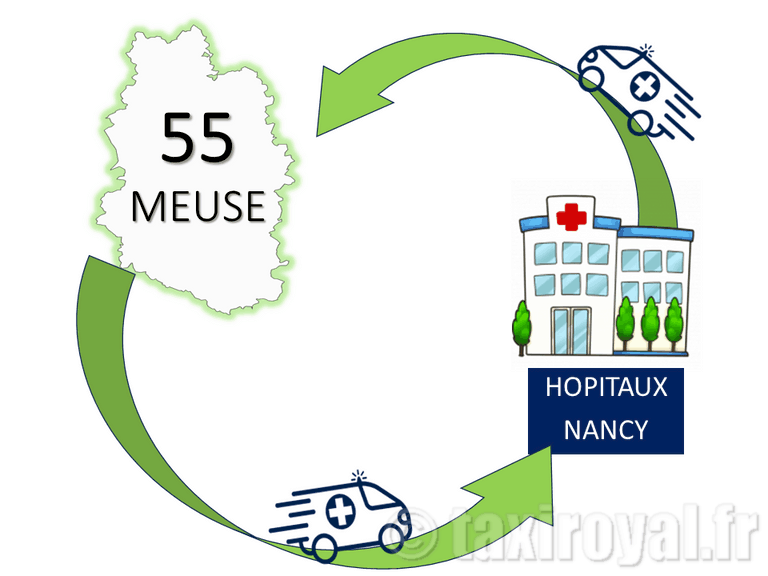 taxi Meuse - taxi vsl Bar Le Duc nancy